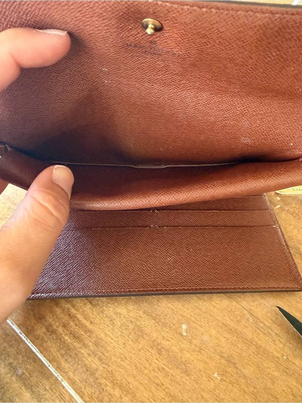 Louis Vuitton Monogram Canvas Folded Key & Card Holder - Brown/Gold